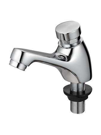 Push-Typ-Wasserhahn aus Messing eignet sich für stark frequentierte öffentliche Waschräume